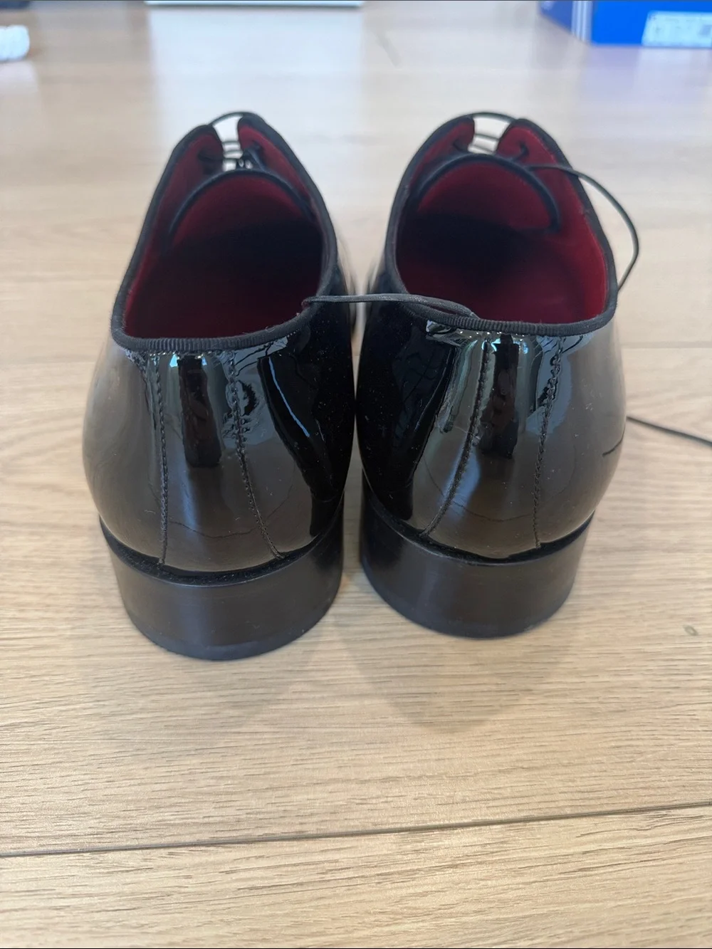 Christian Louboutin patent shoe